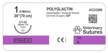 Sutura Veterinaria de Poliglactina - Imagen 2